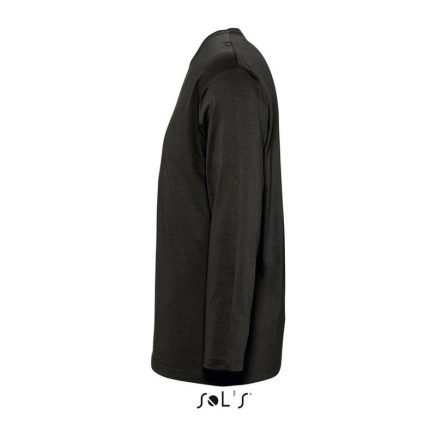 SO11420 SOL'S MONARCH - MEN'S ROUND COLLAR LONG SLEEVE T-S Black SO11420 SOL'S MONARCH - MEN'S ROUND COLLAR LONG SLEEVE T-S Black