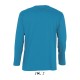 SO11420 SOL'S MONARCH - MEN'S ROUND COLLAR LONG SLEEVE T-S Aqua